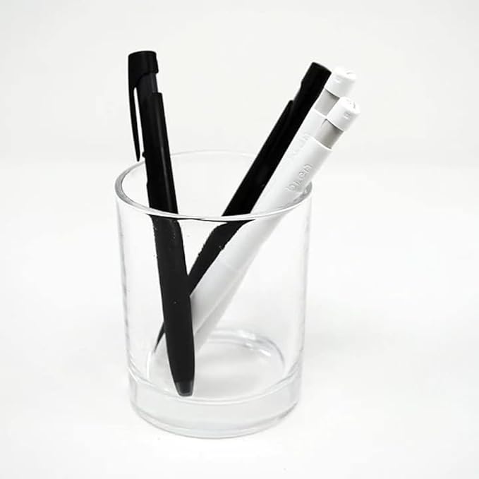 Zebra Pen bLen Gel Pens 0.7mm Medium Point Black Ink 6-Pack With 4 Refills, Smooth Fast-Drying Ink, Vibration-Free Writing Experience, Rubber Grip, Low-Profile Clip (41416)