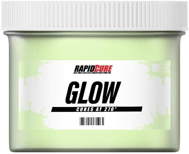 Rapid Cure® Screen Printing Ink Glow in The Dark (Quart - 32oz.) - Plastisol Ink for Screen Printing, Fast Curing Fabric Paint - Screen Print Direct®, USA Made