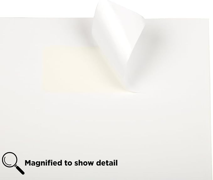 JAM PAPER Shipping Address Labels - Rectangular - 1 1/3 x 4 - White - 126/pack