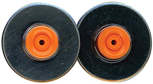 Fiskars 28mm Replacement Titanium Rotary Cutter Blades (2-Pack) - Style F - Compatible with Fiskars 28mm Rotary Paper Cutters