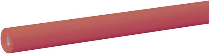 Fadeless Bulletin Board Paper, Fade-Resistant Paper for Classroom Decor, 24” x 60’, Flame, 1 Roll