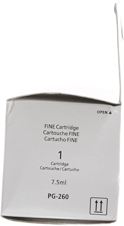 Canon PG-260 Genuine Black Ink Cartridge, Compatible with TS5320/6420/6420a,TR7020/7020a (Pack of 2)