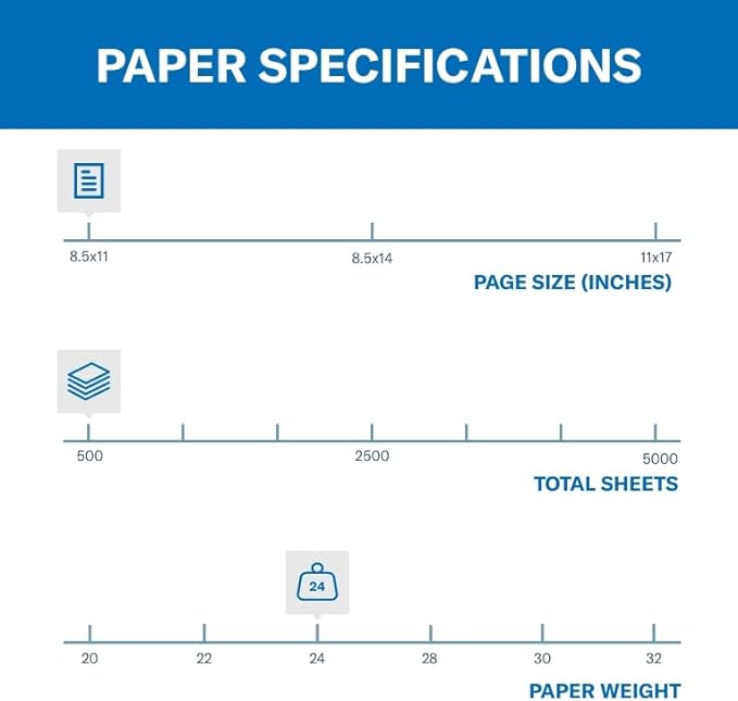 Hammermill Colored Paper, 24 lb Pink Printer Paper, 8.5 x 11-1 Ream (500 Sheets) - Made in the USA, Pastel Paper, 104463R