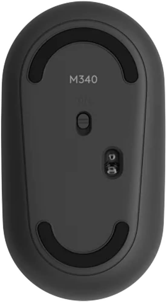 Logitech M340 Wireless Mouse with Limited Edition Prints, USB Receiver and Silent Clicks, Portable Wireless Mouse for Laptop, PC, Windows, Chrome, Surface – Speckles