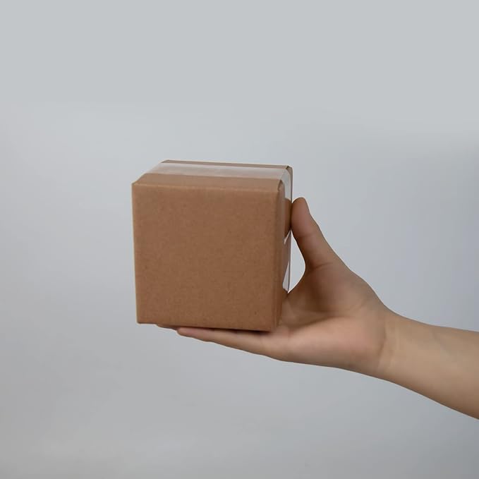 Shipping Boxes 4x4x4 Inches Small Corrugated Cardboard Boxes, 25 Pack