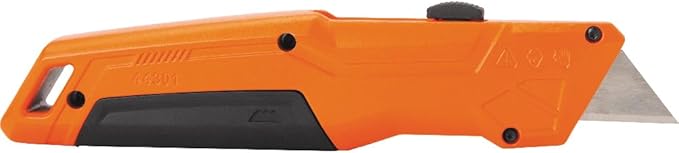 Klein Tools 44312 2-Piece Folding Utility Knife and Slide-Out Knife Set, FLICKBLADE, Retractable with On-Tool Blade Storage, Includes 5 Blades