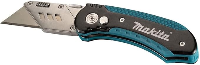 Makita Quick Change Folding Utility Knife with 10 Blades