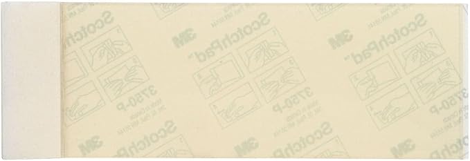Scotch 3750P2CR Envelope/Package Sealing Tape Strips, 2-Inch x 6-Inch, Clear, 50/Pack