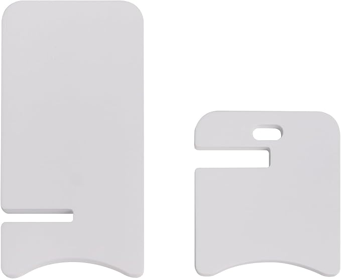 Solid Wood Simple Phone Stand, Desktop Stand,Tablets Tablet Display Stand, Compatible with All Phones (White Wood)