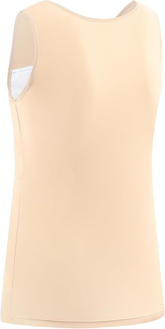 XUJI Transgender FTM Women Breathable Tank Chest Binder