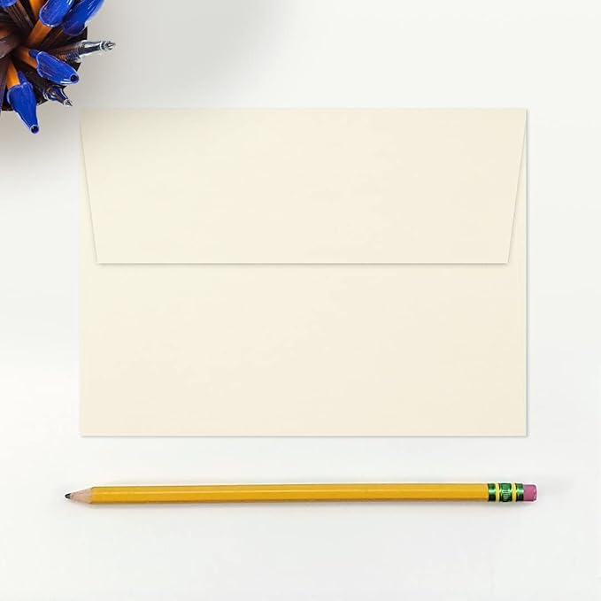 LUXPaper A7 Invitation Envelopes | 5 1/4" x 7 1/4" | Natural | 70lb. Text | 1,000 Qty