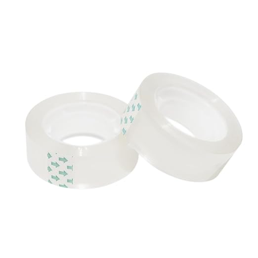 20 Rolls Transparent Clear Tape Refills for Dispenser, Sturdy Tape(Not Easily Tear), 0.7 Inch, 27.3 Yard, Perfect for Office, Home, School