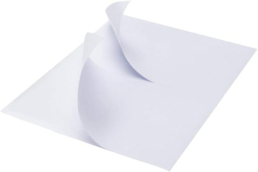 1000 Labels Half Sheet Shipping Labels, 8.5" x 5.5" Adhesive Sticker Papers, Half Page Self Adhesive Mailing Label for for FBA, Packages and Mailings, 500 Sheets
