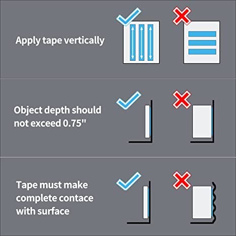 Art3d Nano Double-Sided Foam Tape, 1/12" x 1" x 10', 2-Roll Pack, Crystal | Strong Adhesion, Removable, Reusable, Waterproof, Residue-Free, Damage-Free, for Home, Office, Suitable for Renters, DIYers