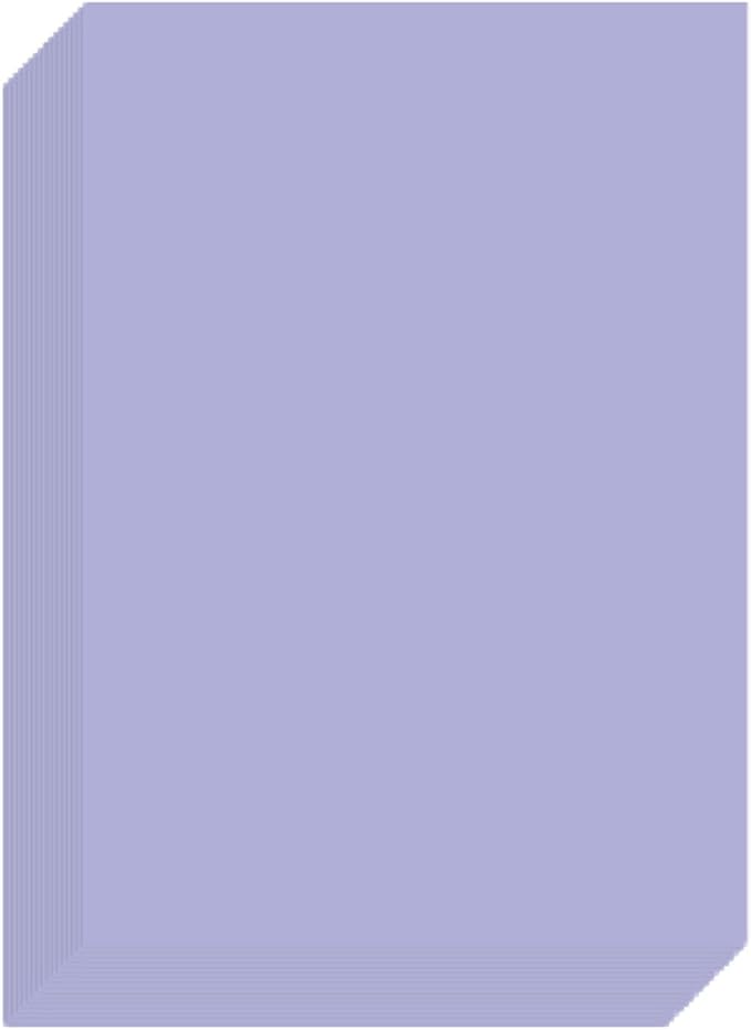 Purple Paper 8.5 x 11 Printer Paper, Purple Copy Paper | Colored Paper Lightweight Color Construction Paper Arts Crafts DIY Origami School Office Supplies Letter Size