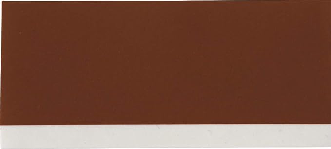 Brady Authentic (M21-375-595-BR) All-Weather Vinyl Label for Indoor/Outdoor ID, Lab and Equipment Labeling, White on Brown- ForM210, M210-LAB, M211, BMP21-PLUS and BMP21-LAB Printers, .375" W, 21' L