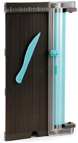 We R Memory Keepers Trim & Score Board (71337-1), 12x12 Board with Scoring Tool and Two Titanium Blades (71338-8), Great for Scrapbooking, Card Making, Paper Crafts
