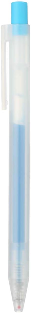 Muji Sarasara Gel Ink Retractable Ballpoint Pen 0.5mm Water Blue 02794125