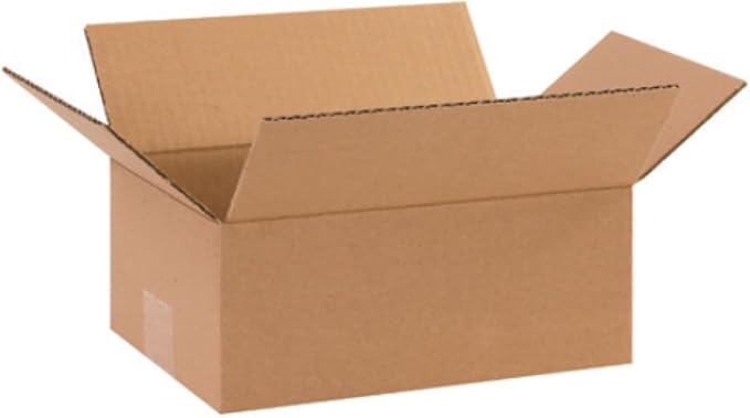 Secure Seal - 9x6x3 Pack of 200 Corrugated Cardboard Packing Shipping Mailing Moving Carton Boxes