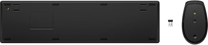 HP 650 Wireless Keyboard & Mouse Combo - 2.4Ghz Wireless, USB Receiver, Low-Profile Keys, 20+ Programmable Keys, DPI Mouse - 20+ Months Keyboard, 24+ Mouse Battery - Win, Chrome, MacOS (4R013AA#ABL)