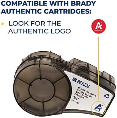 Brady M210 Portable Label Printer Kit (M210-KIT), Yellow/Black