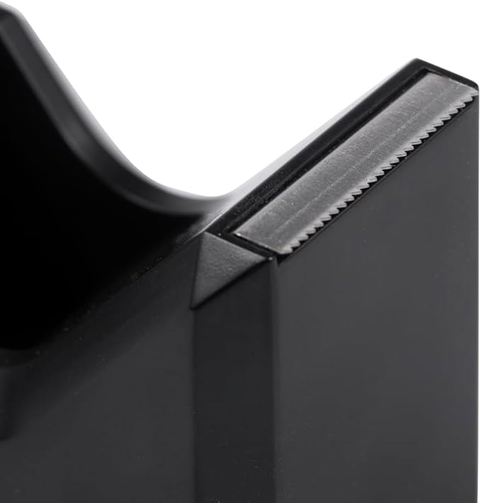 JAM PAPER Colorful Desk Tape Dispensers - Black - 3/Pack