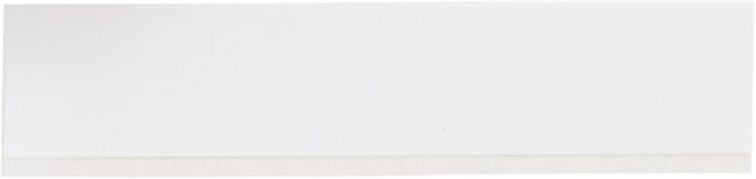 Brady Authentic (M21-250-595-WT) All-Weather Vinyl Label for Indoor/Outdoor ID, Lab and Equipment Labeling, Black on White- For M210, M210-LAB, M211, BMP21-PLUS and BMP21-LAB Printers, .25" W, 21' L