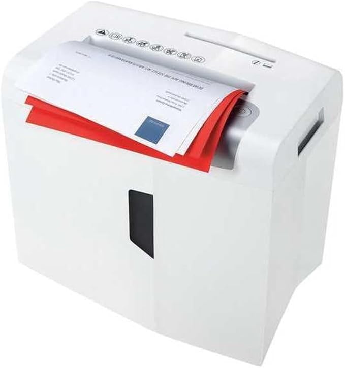HSM shredstar X8, 8-Sheet, Cross-Cut, 4.8-Gallon Capacity Paper Shredder with Separate CD Slot, White | HSM1044W