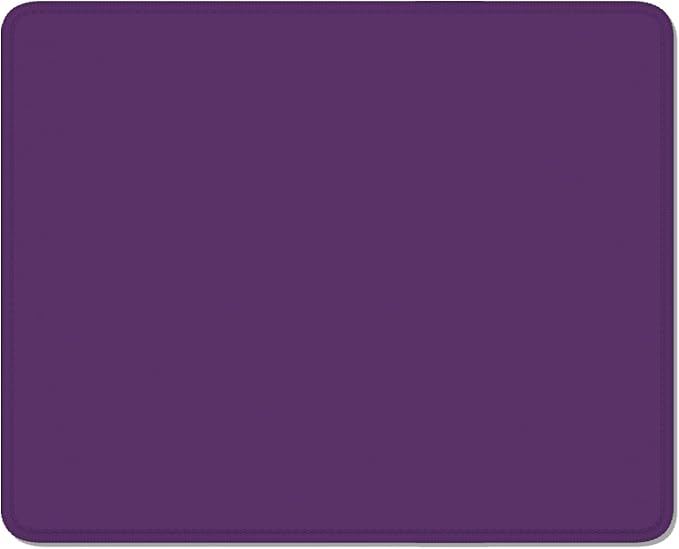 Auhoahsil Mouse Pad, 12 x 10 Inch Square Mousepad, 3mm Thick Rubber Mouse Mat with Pretty Design, Premium-Textured Non-Slip for Gaming Work Office Wireless Mouse Men Women, Dark Purple