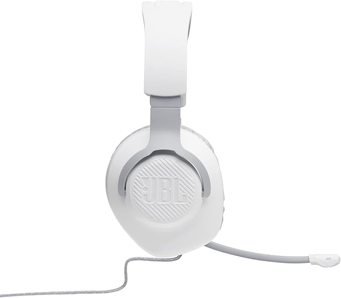 JBL Quantum 100 - Wired Over-Ear Gaming Headphones - White, Large