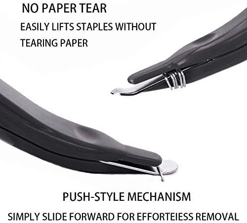 ZZTX Magnetic Staple Remover 4 Pack | Staple Removal Tool, Easy removal, No paper tear, 4-color set