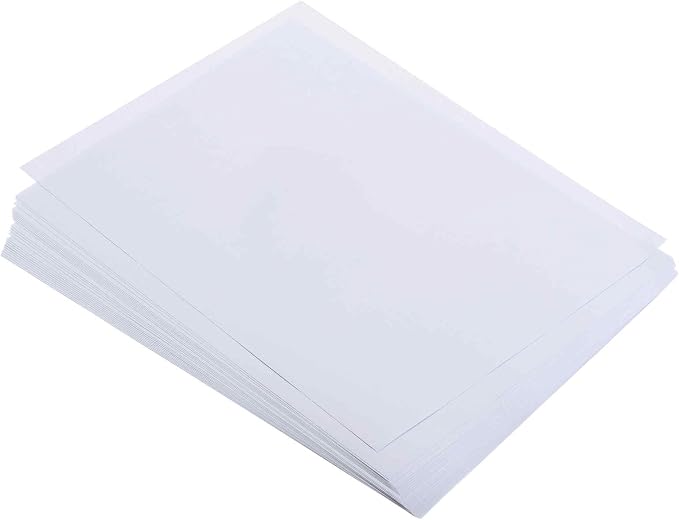 MECCANIXITY 100 Sheets Colored Copy Paper 8.3 x 11.7 Inch Printer Paper 80gsm White for Office Printing, Document Copying, Invitations, Forms, Art Projects