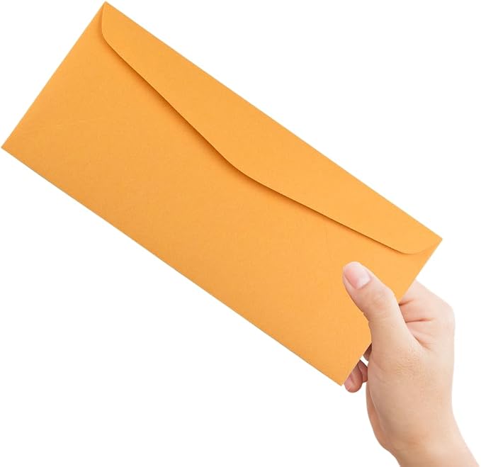 JAM PAPER #14 Envelopes - 5 x 11 1/2 - Brown Kraft Manila - Bulk 250/Box