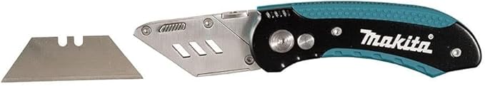 Makita Quick Change Folding Utility Knife with 10 Blades