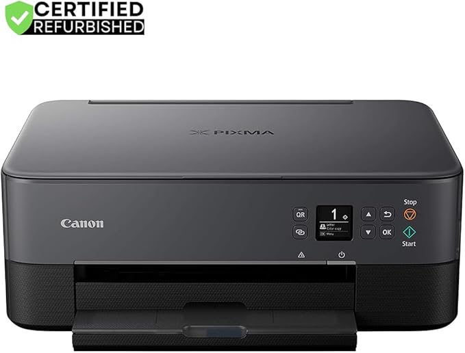 Canon PIXMA TS6420a All-in-One Wireless Color Printer with Print, Scan, Copy, Photo Print & Mobile Functions (Renewed) Bundle with DGE USB Cable + Small Business Productivity Software Kit