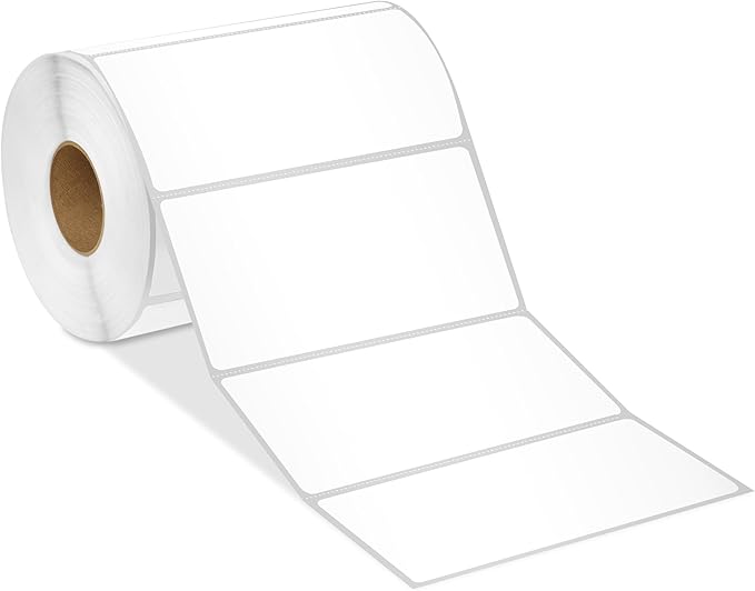 Spartan Industrial - 4" X 2" Direct Thermal Labels (10 Rolls, 700/Roll) Shipping, Postage, and Mail Labels Compatible with Rollo, Zebra, and Other Desktop Label Printers