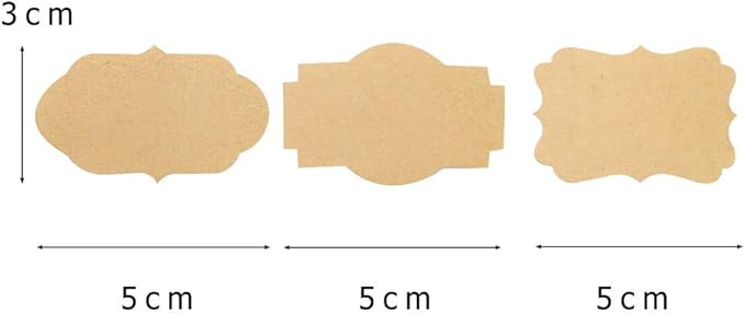300 Pcs Gift Tags Stickers Name Labels Stickers, Self-Adhesive Handmade Bottle All-Purpose Jar Labels for Presents Easter Decorations Jars Food Craft