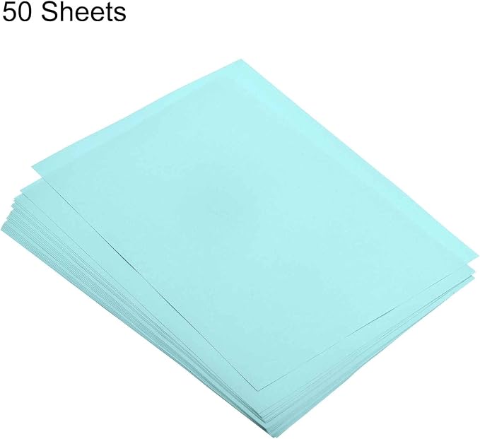 MECCANIXITY 50 Sheets Colored Copy Paper 16.5 x 11.7 Inch Printer Paper 80gsm Light Blue for Office Printing, Document Copying, Invitations, Forms, Art Projects