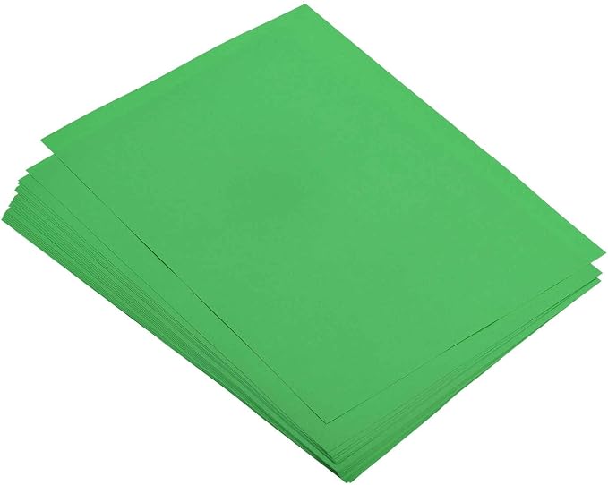 MECCANIXITY 50 Sheets Colored Copy Paper 8.3 x 5.8 Inch Printer Paper 80gsm Dark Green for Office Printing, Document Copying, Invitations, Forms, Art Projects