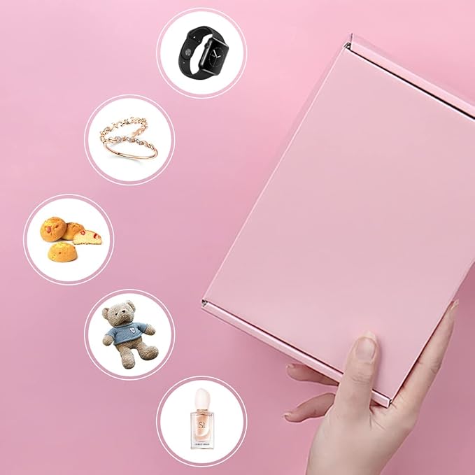 Shipping Boxes Small 6x4x2 Inches, Pink Cardboard Boxes for Packaging, Corrugated Mailing Boxes for Small Business (Pack of 20)