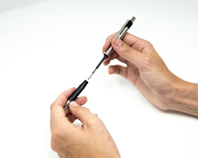 Zebra Pen G-301 Retractable Gel Pen, 0.7mm Medium Point, Stainless Steel Barrel, Textured Grip, Easy Glide Ink Provides a Smooth and Skipless Writing Experience, Black Ink, 2-Pack (41312)