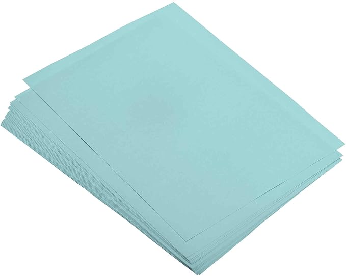 MECCANIXITY 100 Sheets Colored Copy Paper 8.3 x 11.7 Inch Printer Paper 80gsm Light Blue for Office Printing, Document Copying, Invitations, Forms, Art Projects