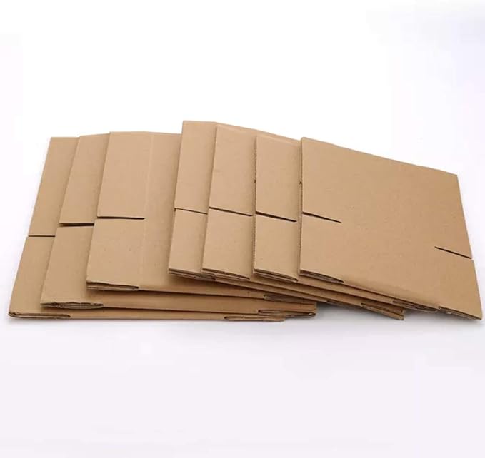 Small Cardboard Shipping Boxes Mailers 5x5x5 inches Corrugated Packing Storage Cube Kraft Mailing Box, Pack of 25