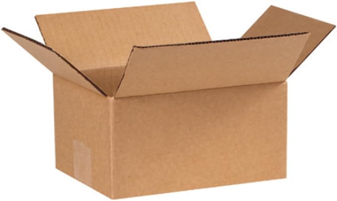 Secure Seal - 7x5x3 Pack of 100 Corrugated Cardboard Packing Shipping Mailing Moving Carton Boxes