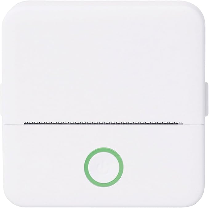 Core Innovations Wireless Mini Portable Inkless Thermal Printer & LabelMaker + Paper White