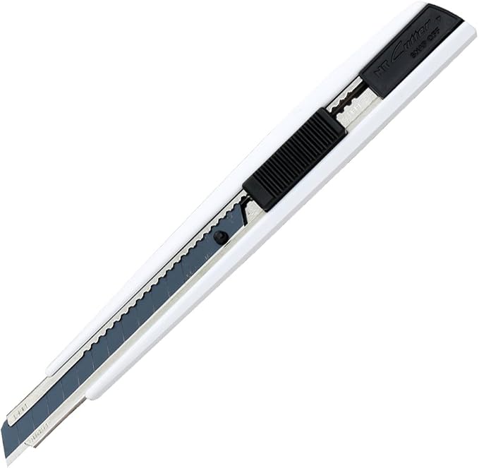 NT Cutter Ultra Sharp; Blade Utility Knife, Black And White (MNCR-A1)