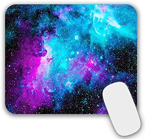Non-Slip Rubber Base Mousepad for Laptop Computer PC Personality Desings Gaming Mouse Pad Mat 9.45 X 7.87 inch (Galaxy, 9.45 X 7.87 inch)