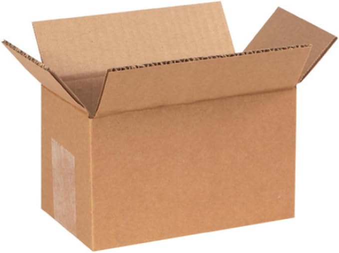 Secure Seal - 7x5x5 Pack of 50 Corrugated Cardboard Packing Shipping Mailing Moving Carton Boxes