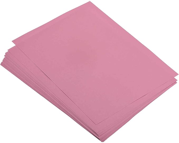 MECCANIXITY 100 Sheets Colored Copy Paper 8.3 x 11.7 Inch Printer Paper 80gsm Pink for Office Printing, Document Copying, Invitations, Forms, Art Projects