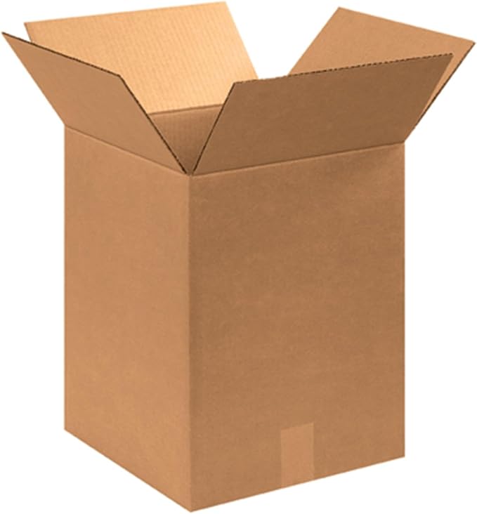 Secure Seal - 9x9x13 Pack of 25 Corrugated Cardboard Packing Shipping Mailing Moving Carton Boxes